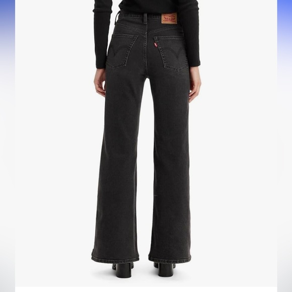 Levi's Women's Straight Leg Jeans in Charcoal - Picture 11 of 12